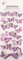 Little Birdie 3D Jewel Butterfly Embellishment 17/Pkg-Pastel Purple